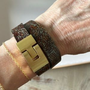 Leighelena double wrap bracelet